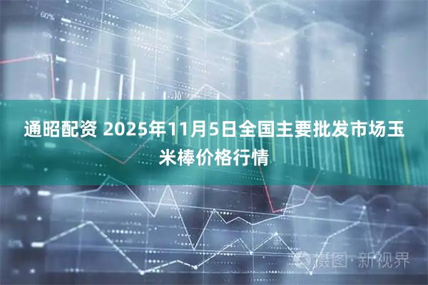 通昭配资 2025年11月5日全国主要批发市场玉米棒价格行情