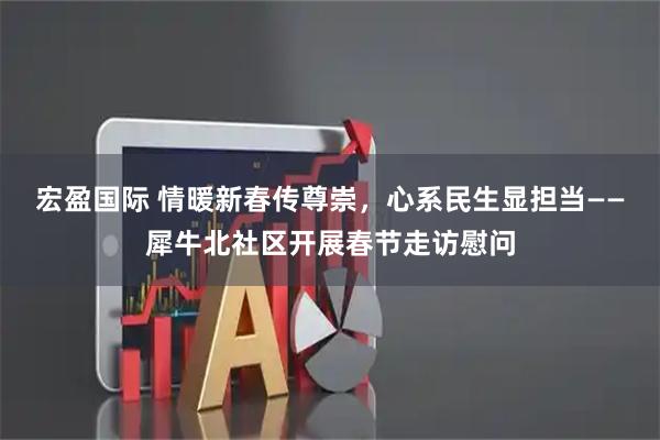 宏盈国际 情暖新春传尊崇，心系民生显担当——犀牛北社区开展春节走访慰问